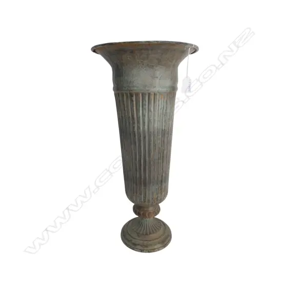 RUSTIC METAL VASE H.505mm