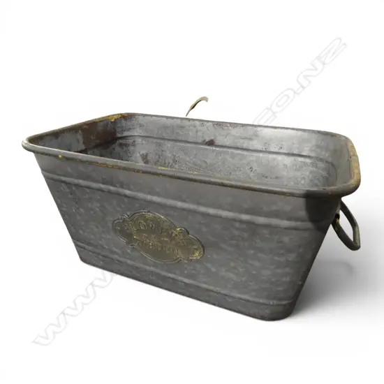 TIN FLOWER TUB