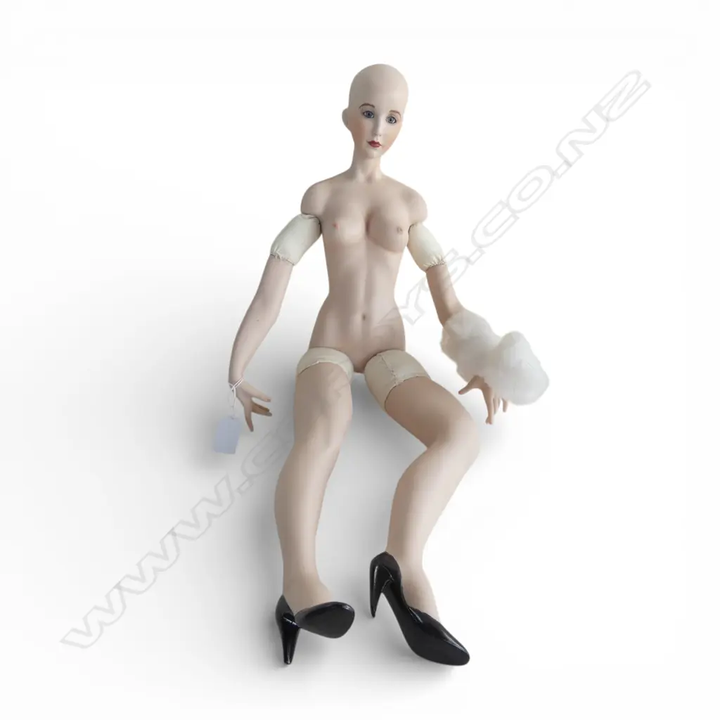 CERAMIC DOLL 'CHARLI' BY D. RUBERT 1998 H.590mm Image 1++