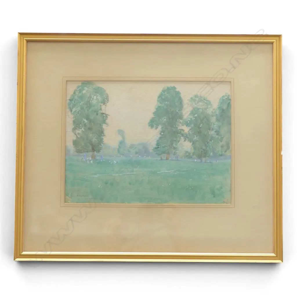 WALTER ARMIGER BOWRING, RICHMOND (1922) WATERCOLOUR, 250x330mm Image 1++