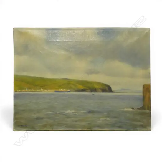 OIL PAINTING BY D. RAINEY 'P JARVIS BAY' 305x410mm