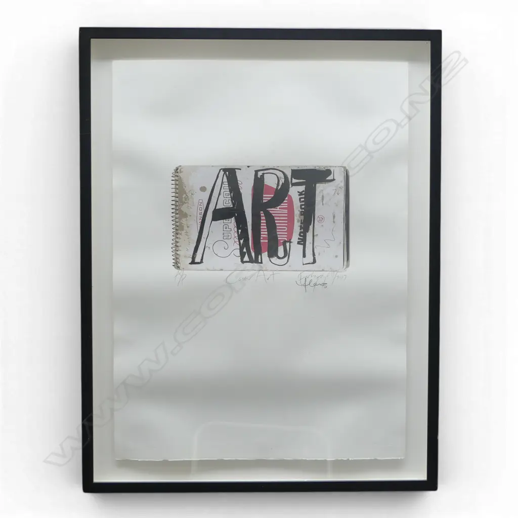 DICK FRIZZELL / FANE FLAWS, 'COVER ART' 2009, SCREENPRINT A/P, 750 X 550mm (some foxing) Image 1++
