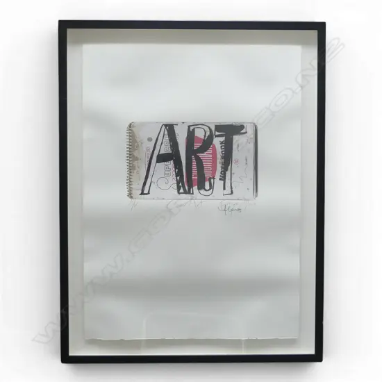 DICK FRIZZELL / FANE FLAWS, 'COVER ART' 2009, SCREENPRINT A/P, 750 X 550mm (some foxing)