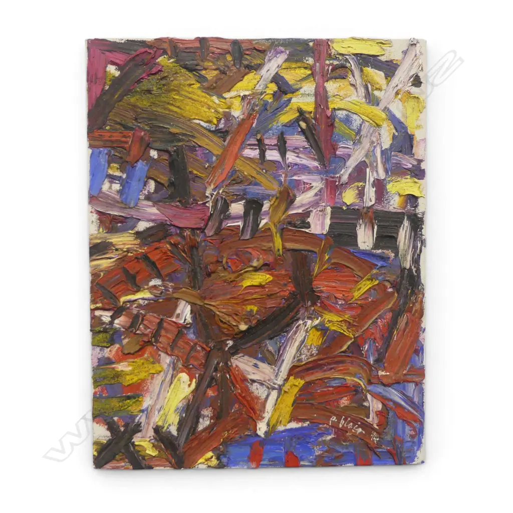PHILIPA BLAIR, 'SING' 1994, OIL ON CANVAS, SIGNED, 350  280MM Image 1++