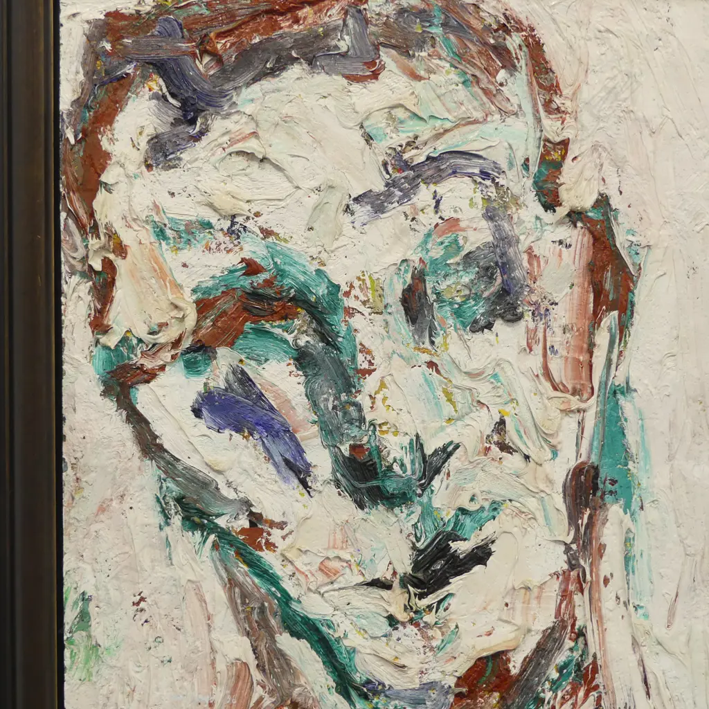 WAYNE SEYB 'OLD MAN' OIL ON CANVAS, 560x510mm, SIGNED & DATED '96 Image 1++