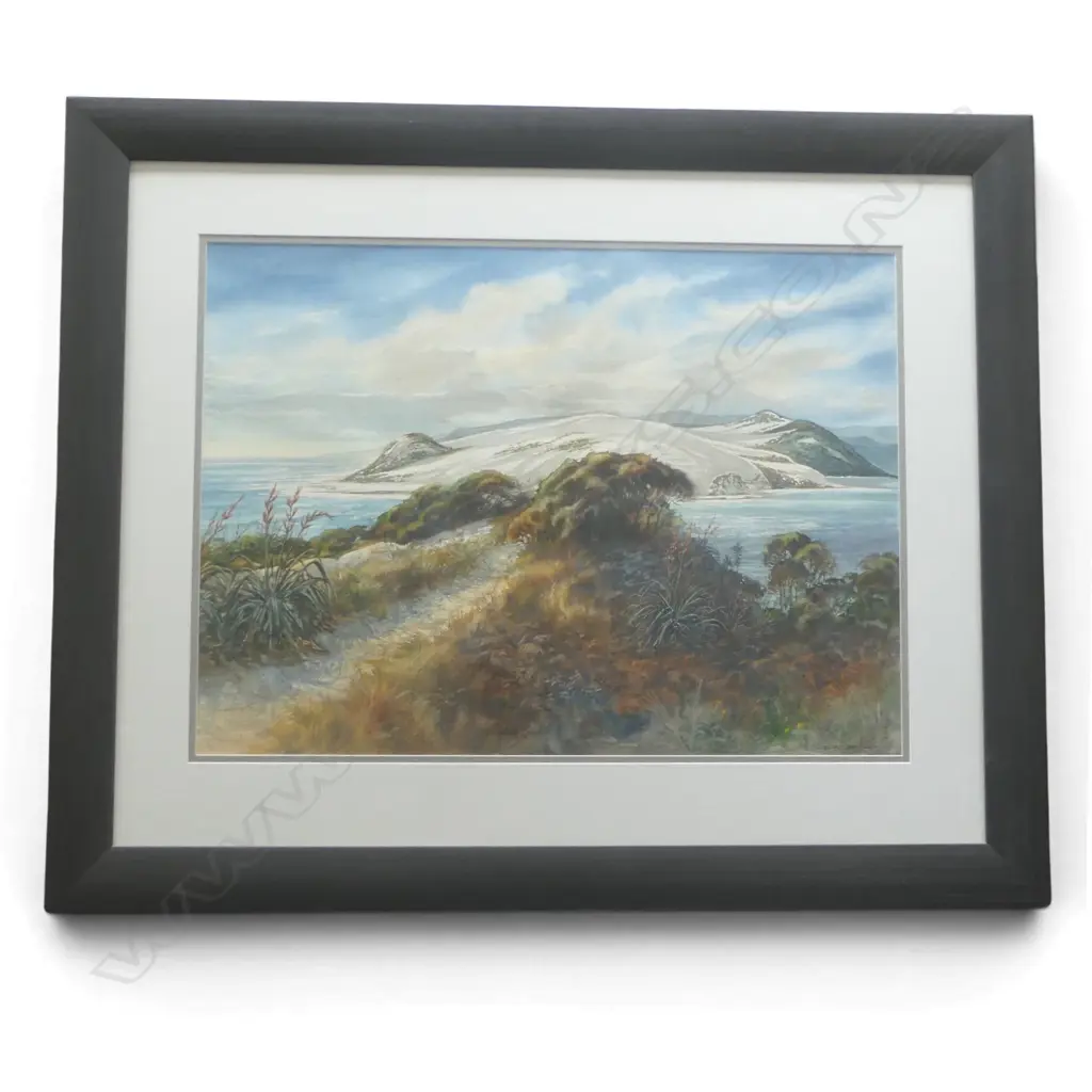 D. BLAIR, COASTAL LANDSCAPE, WC 540x740mm Image 1++