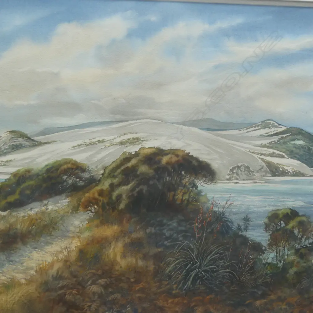 D. BLAIR, COASTAL LANDSCAPE, WC 540x740mm Image 1++