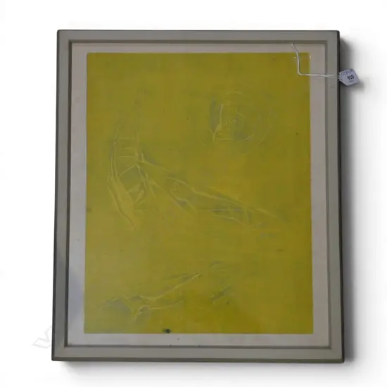 LOIS R. MCIVOR (1930-2017) UNTITLED, MONOPRINT, SIGNED & DATED 1967 430x365mm