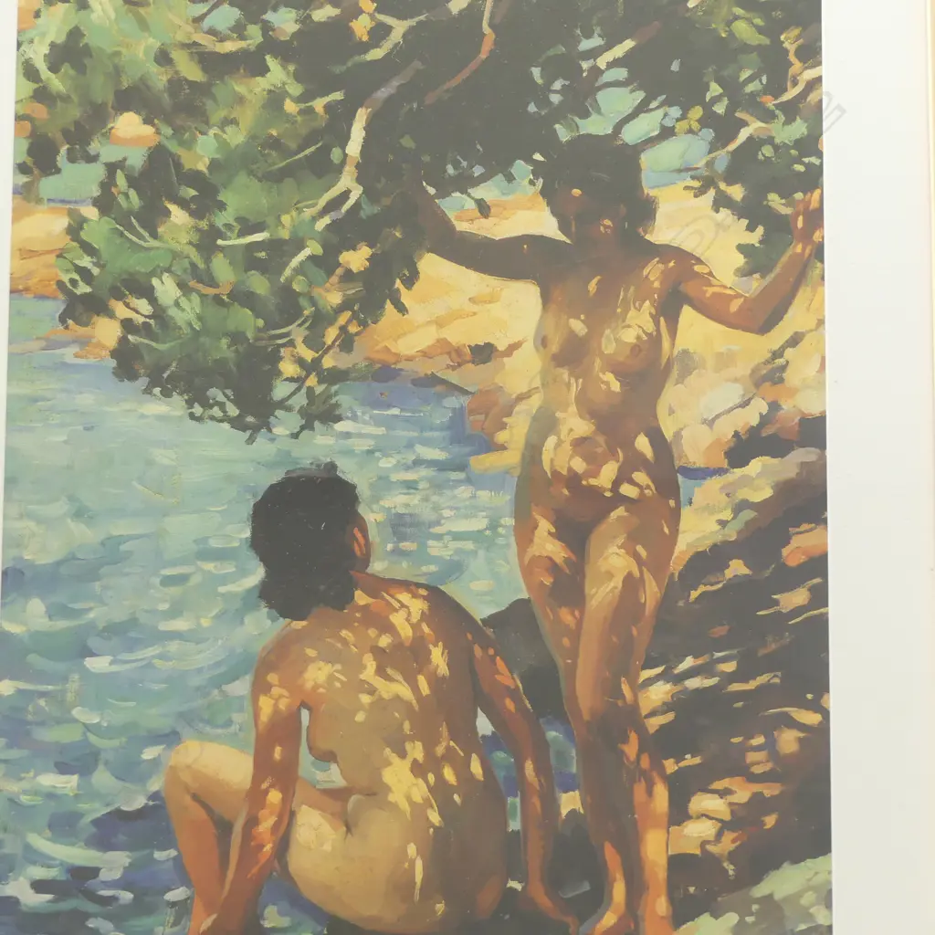 2 EVELYN PAGE PRINTS one foxed 855x645 755x560mm Image 1++
