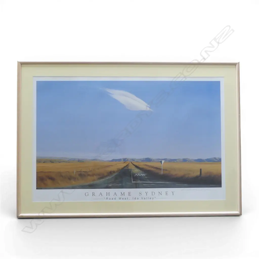 GRAHAME SYDNEY 'ROAD WEST, IDA VALLEY' SIGNED PRINT 575x890mm Image 1++