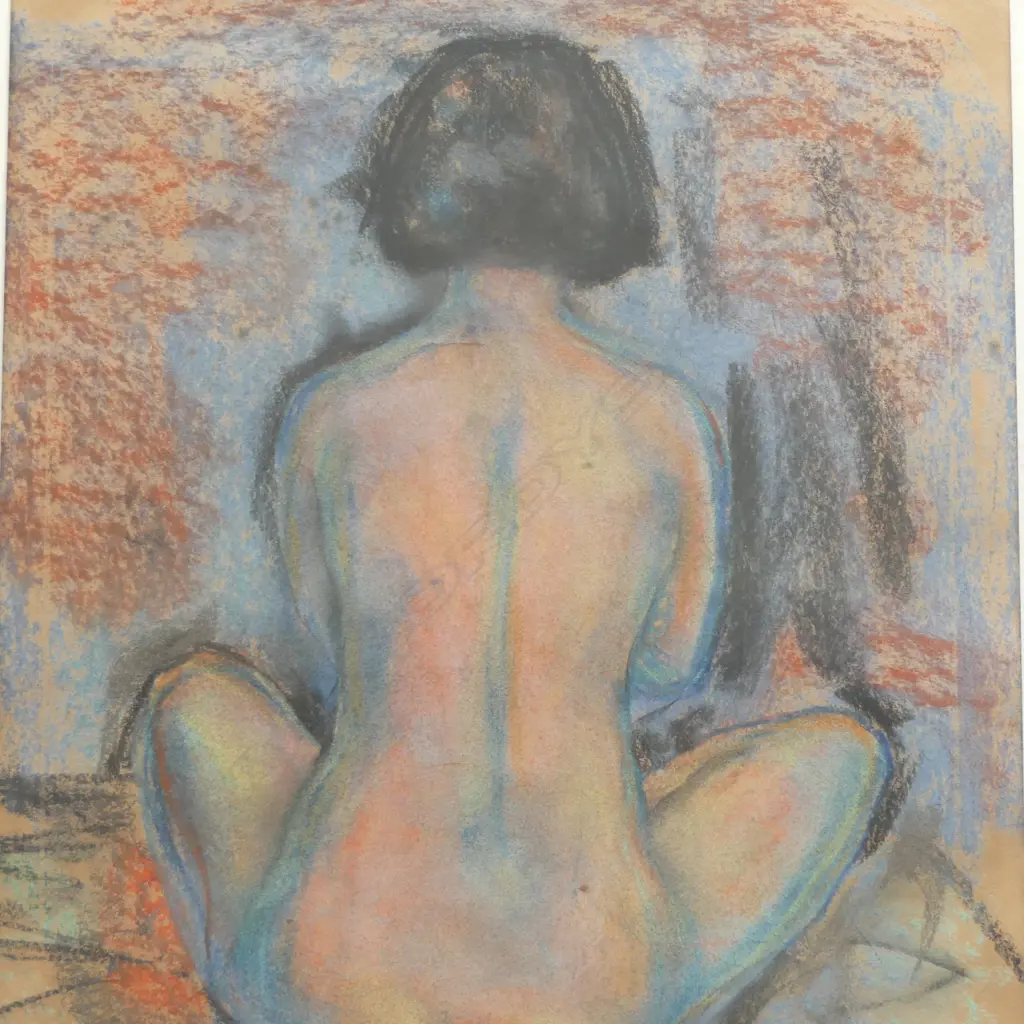 MICHAEL YOFFE, NUDE, PASTEL ON PAPER, SIGNED & DATED '94 555x435mm  Image 1++