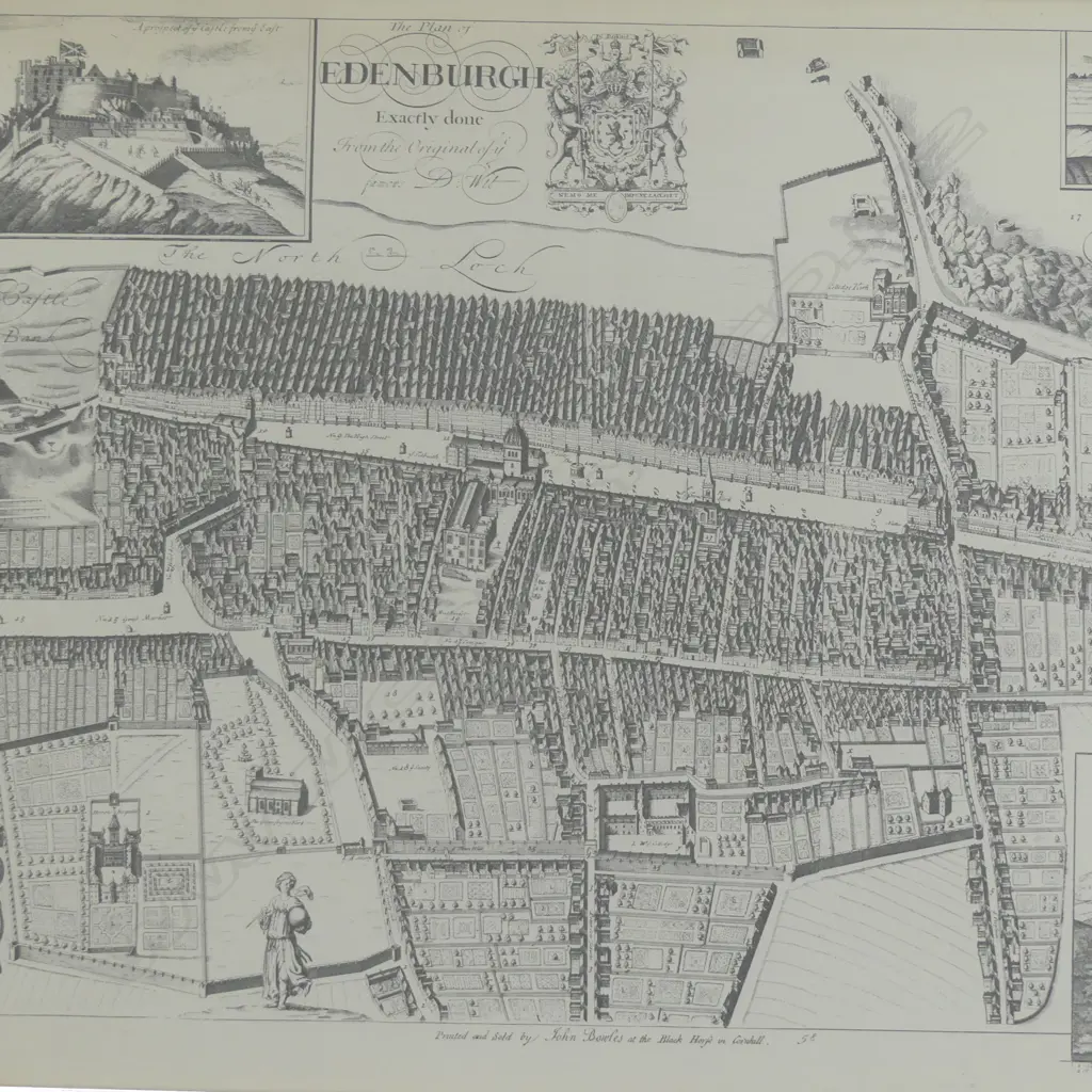 PRINT OF EDINBURGH 455x1100mm Image 1++