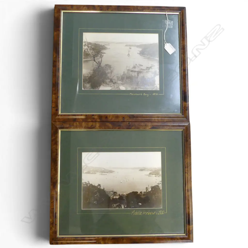 2 PRINTS OF EARLY SYDNEY 180x240mm Image 1++