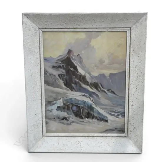 ERNIT MEYER, TAGESNEIGE, OIL, 360x280mm