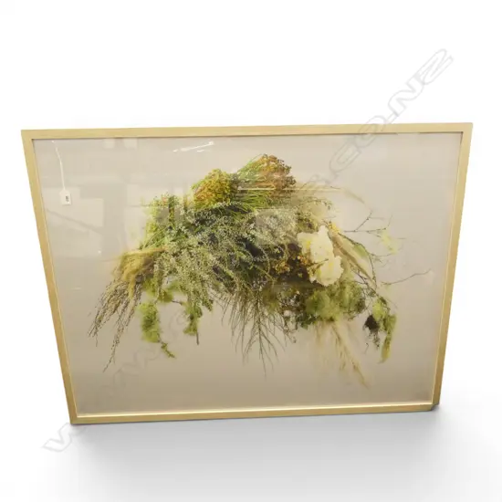 LG FLORAL PRINT, SIGNED VERSO 'GRETCHEN (HOUSTON) / EMMA (HARDING)' 3/50 740x1000mm