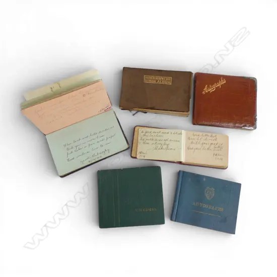 VINTAGE AUTOGRAPH ALBUMS