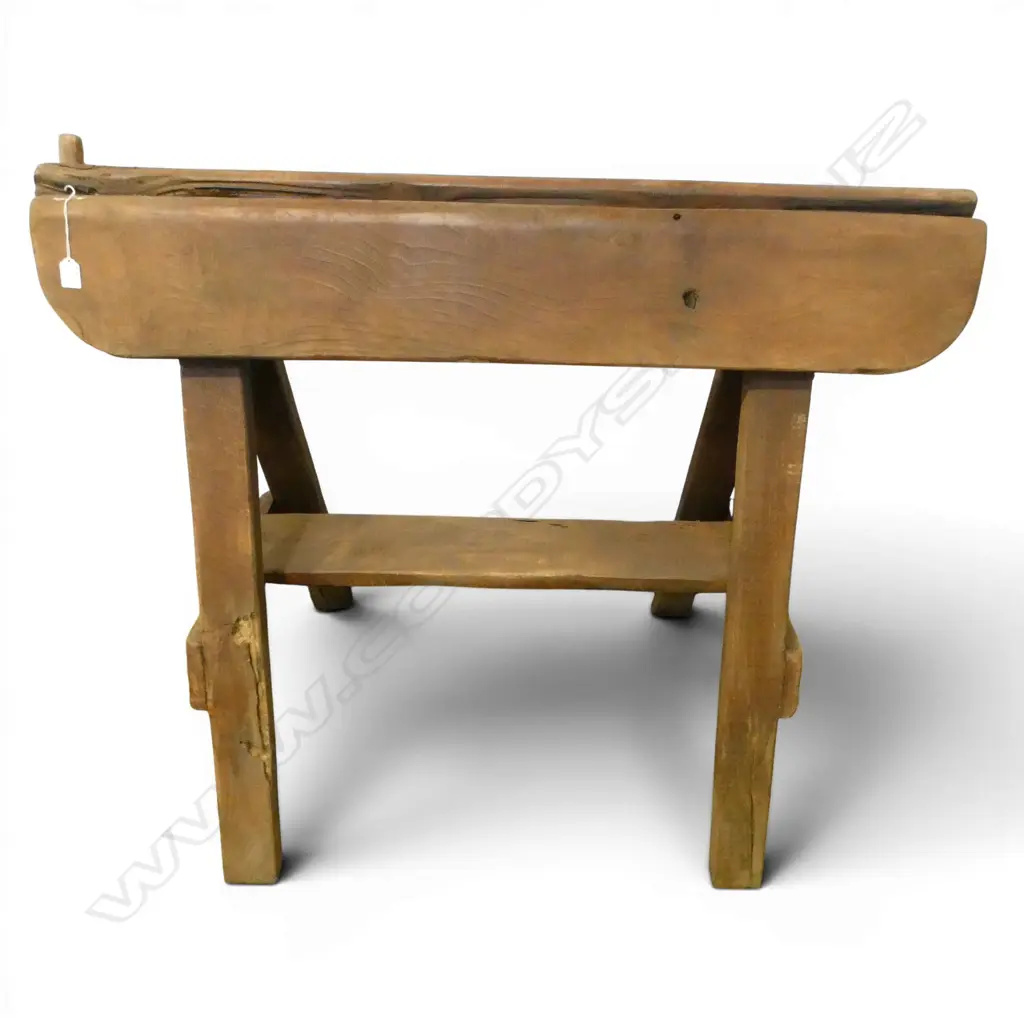VINTAGE WOODEN SADDLE STAND H.990 L.1210mm Image 1++