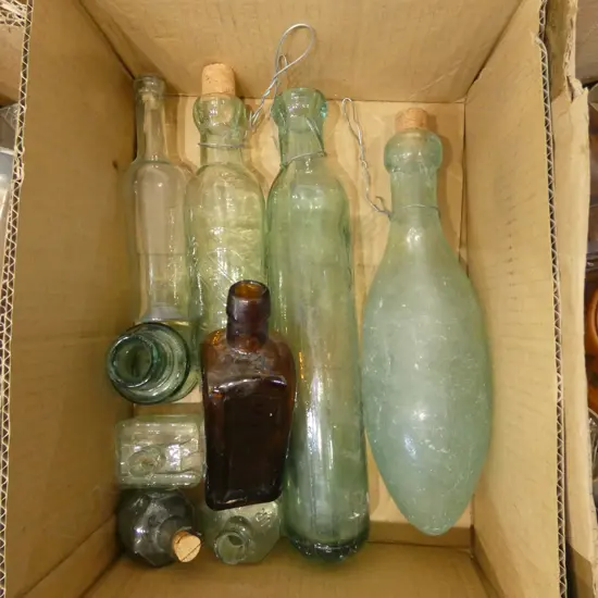 ASST. VINTAGE KNIVES, CUTLERY, BARREL FORM MONEY BOX & OTHER COLLECTIBLES 