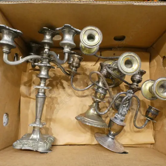 4 CANDELABRAS