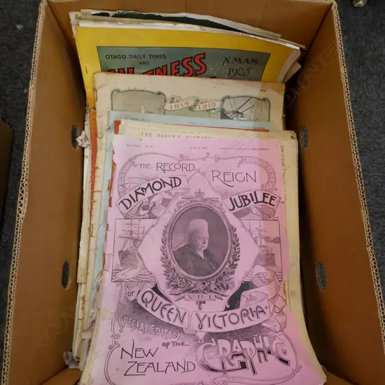 8 EARLY XMAS ISSUES 1890's - 1900's W/NEWS + W/PRESS Peace WW1 1914 - 19 + others