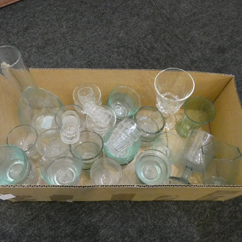 ASST. MOUTH BLOWN GLASSES etc Image 1++