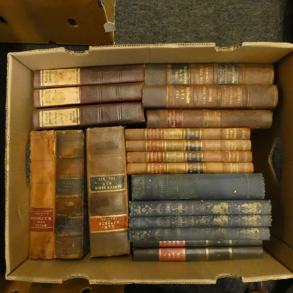 ASST. VINTAGE BOOKS Incl. HISTORY OF ENGLAND, LAW etc Image 1++