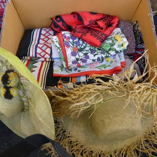 ASSORTMENT OF 8PCS CLOTH  VINTAGE KIMONO AFRICAN KILENGE CLOTH  SKIRT LENGHT SEMINDE CLOTH INDIAN SILK SHAWL  ETC
