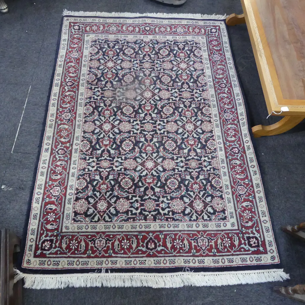 HAND KNOTTED WOOL PILE RUG 1840x1250mm Image 1++