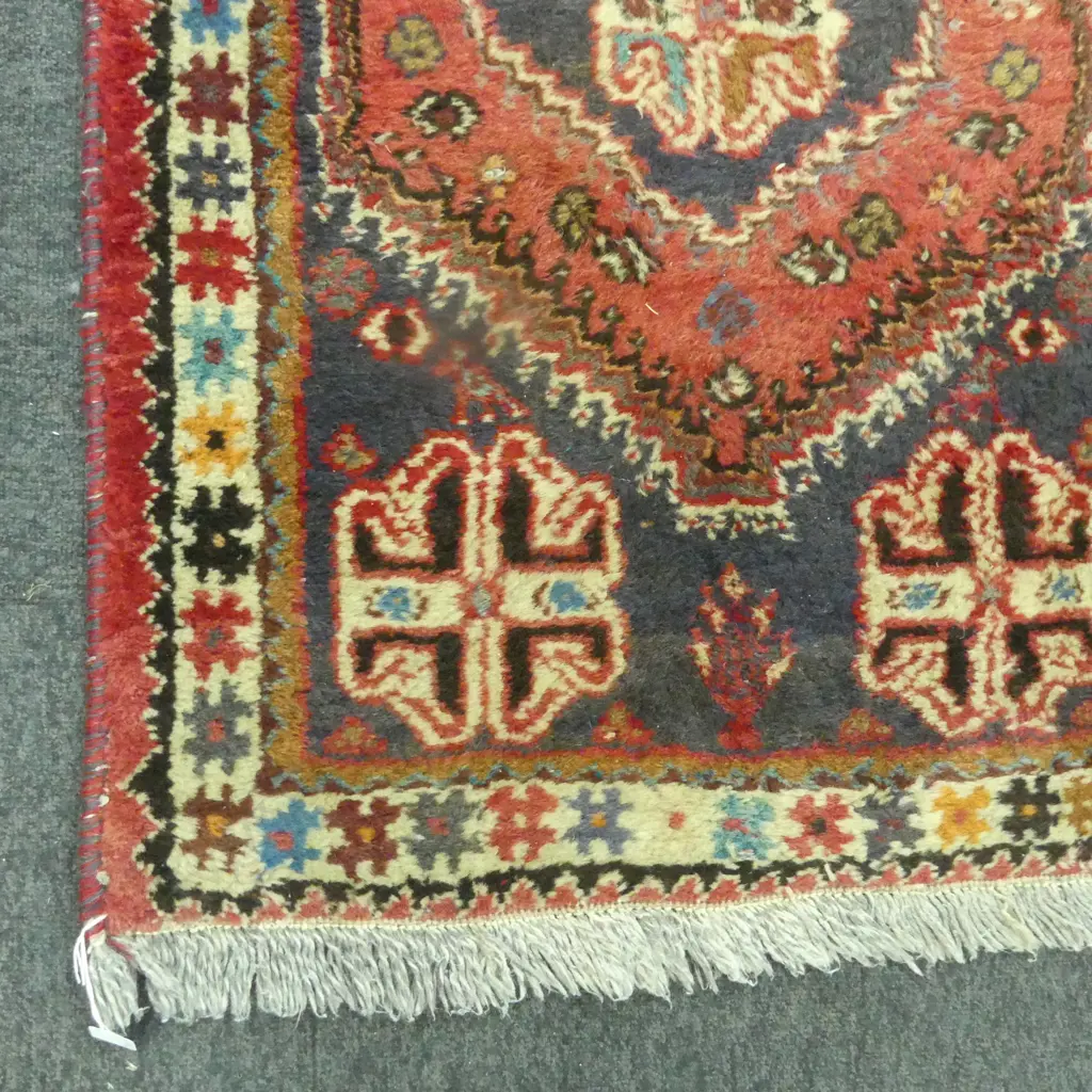 HAND KNOTTED ALL WOOL RUNNER 2000x700mm Image 1++