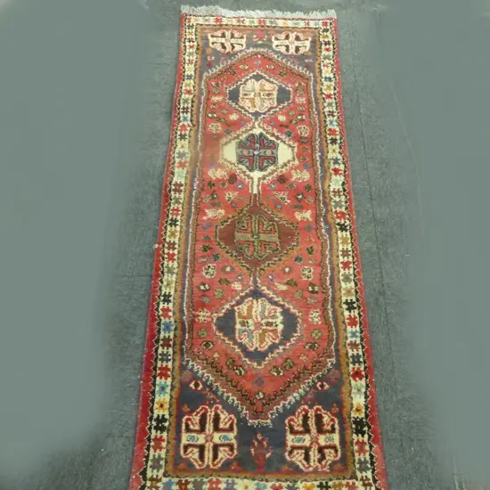 HAND KNOTTED ALL WOOL RUNNER 2000x700mm