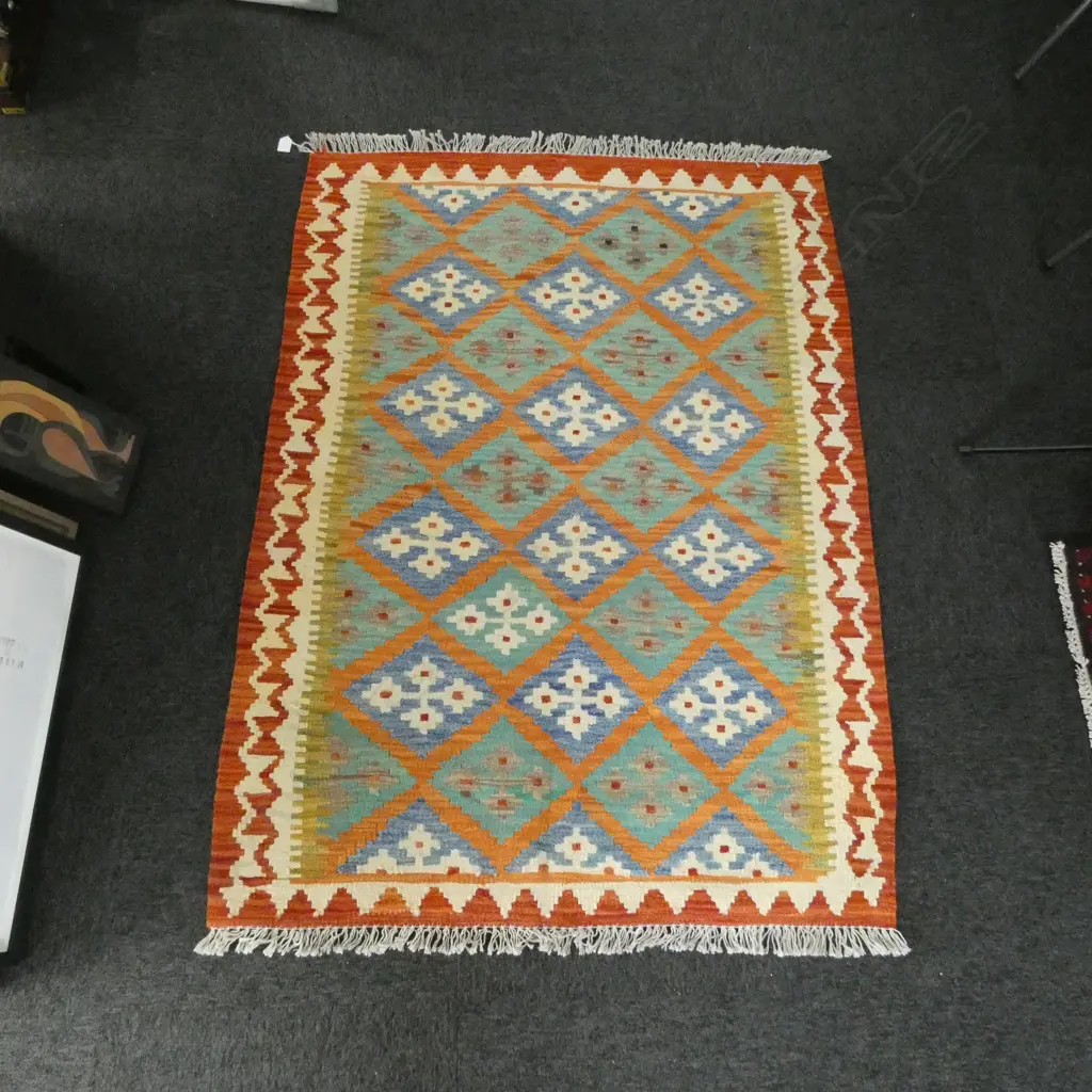 KILIM RUG, 1430 x 1020mm Image 1++