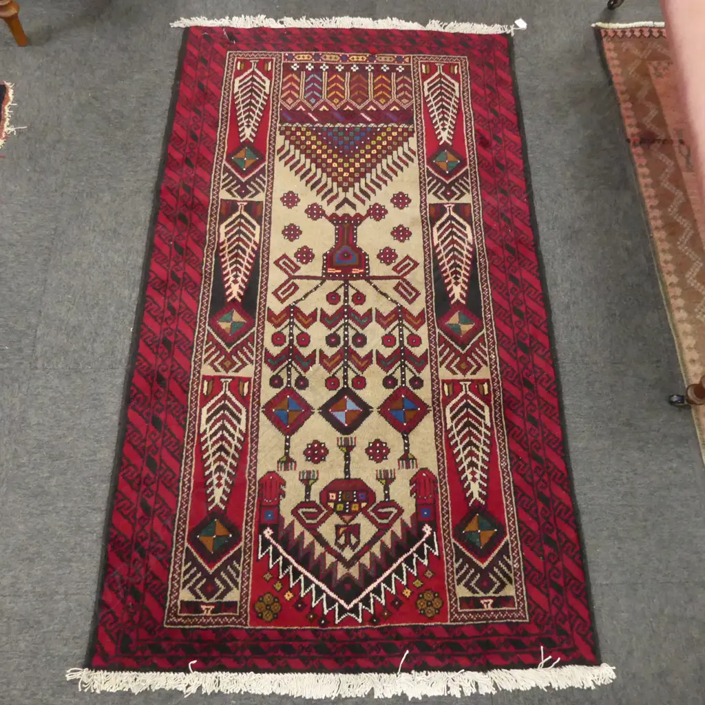 BALUCHI HAND KNOTTED RUG 1740x970mm Image 1++