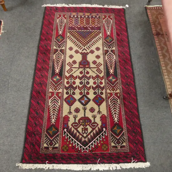 BALUCHI HAND KNOTTED RUG 1740x970mm