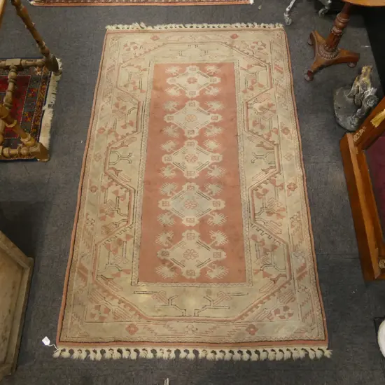 HAND KNOTTED ALL WOOL RUG