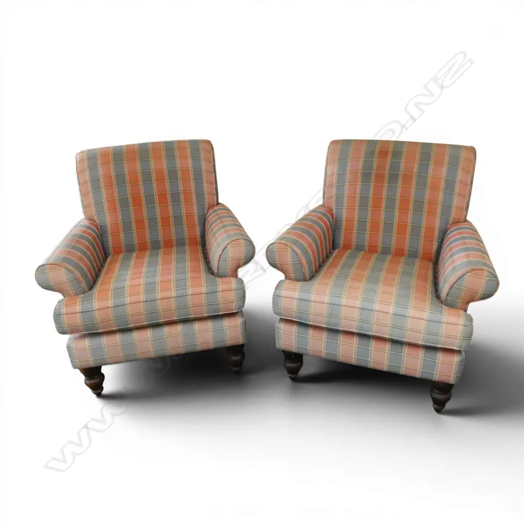 PR UPHOLSTERED ARMCHAIRS - SOME FADING Image 1++