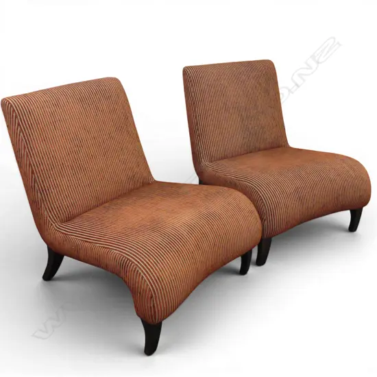 PR DAVID SHAW UPHOLSTERED 'EDEN' CHAIRS