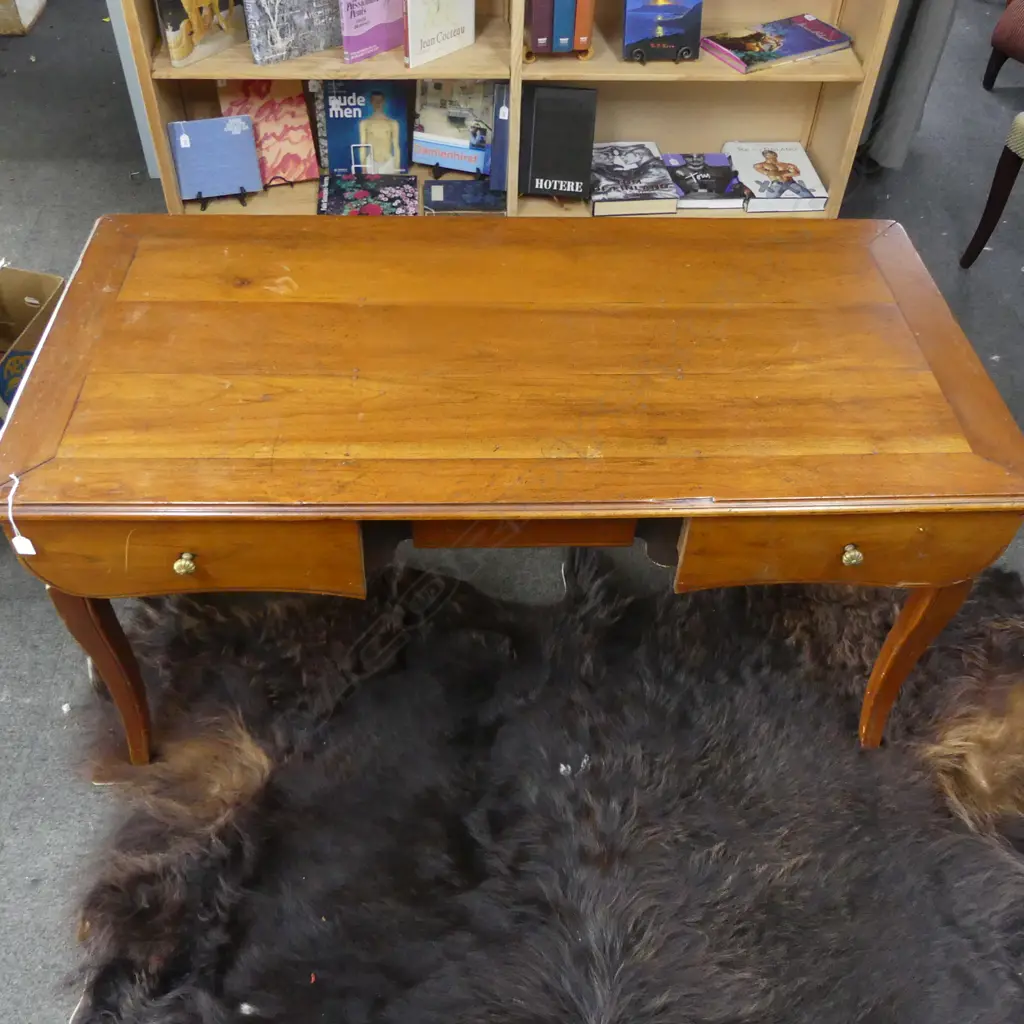 FRENCH STYLE PLANK TOP DESK 1530x760x760mm Image 1++