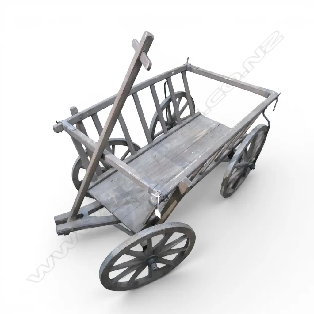 VINTAGE BELGIUM DOG CART L.1280mm approx. Image 1++