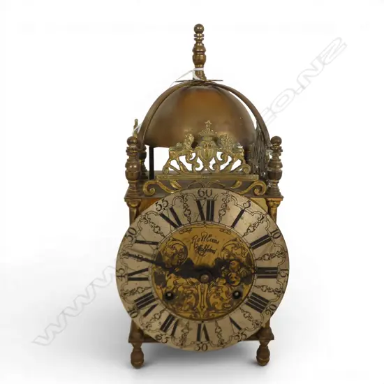 ANTIQUE STYLE LANTERN CLOCK H.250mm, 2 KEYS INSIDE