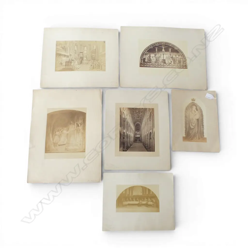 6 ANTIQUE RELIGIOUS PRINTS Image 1++