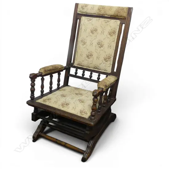 EDWARDIAN ROCKING CHAIR, FAULTS / BORER