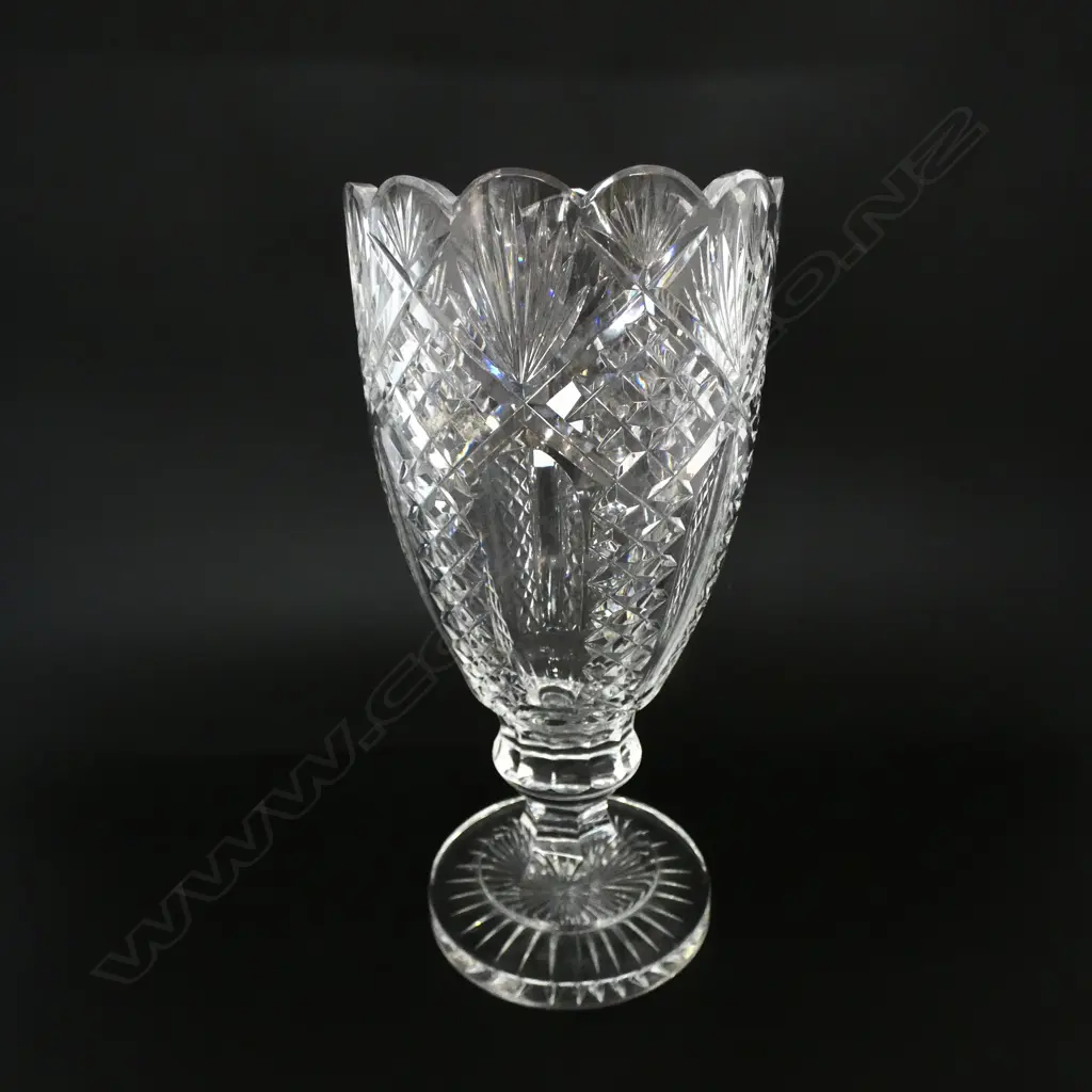 LG WATERFORD CRYSTAL VASE H.330mm Image 1++