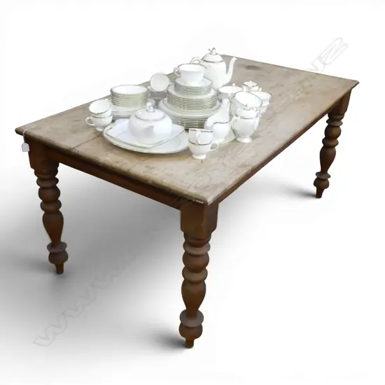 WOODEN TABLE top marked 1600x890x740mm