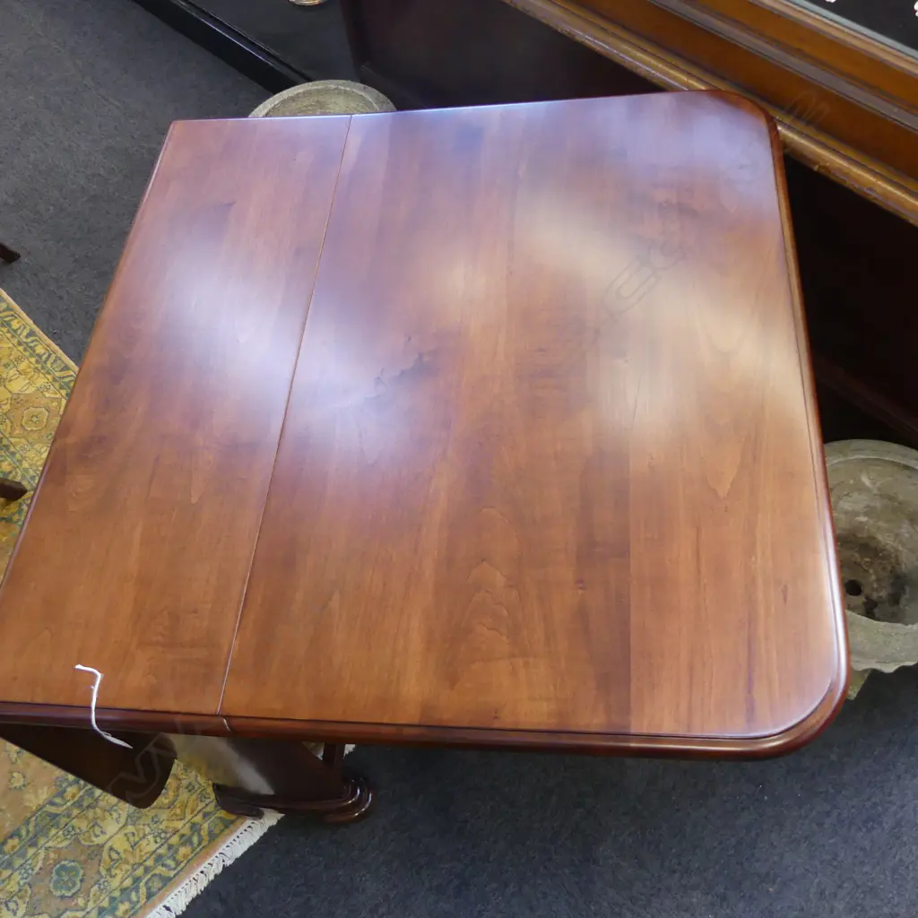 MAHOGANY DROP SIDE TABLE Image 1++