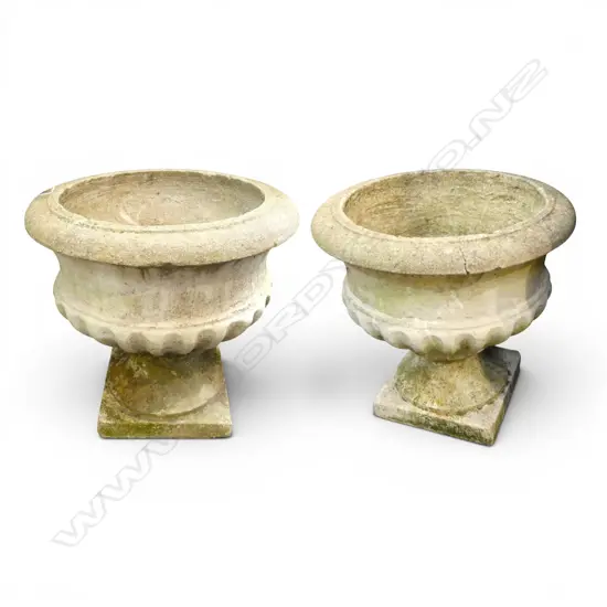 PR CONCRETE GARDEN PLANTER URNS H.350mm