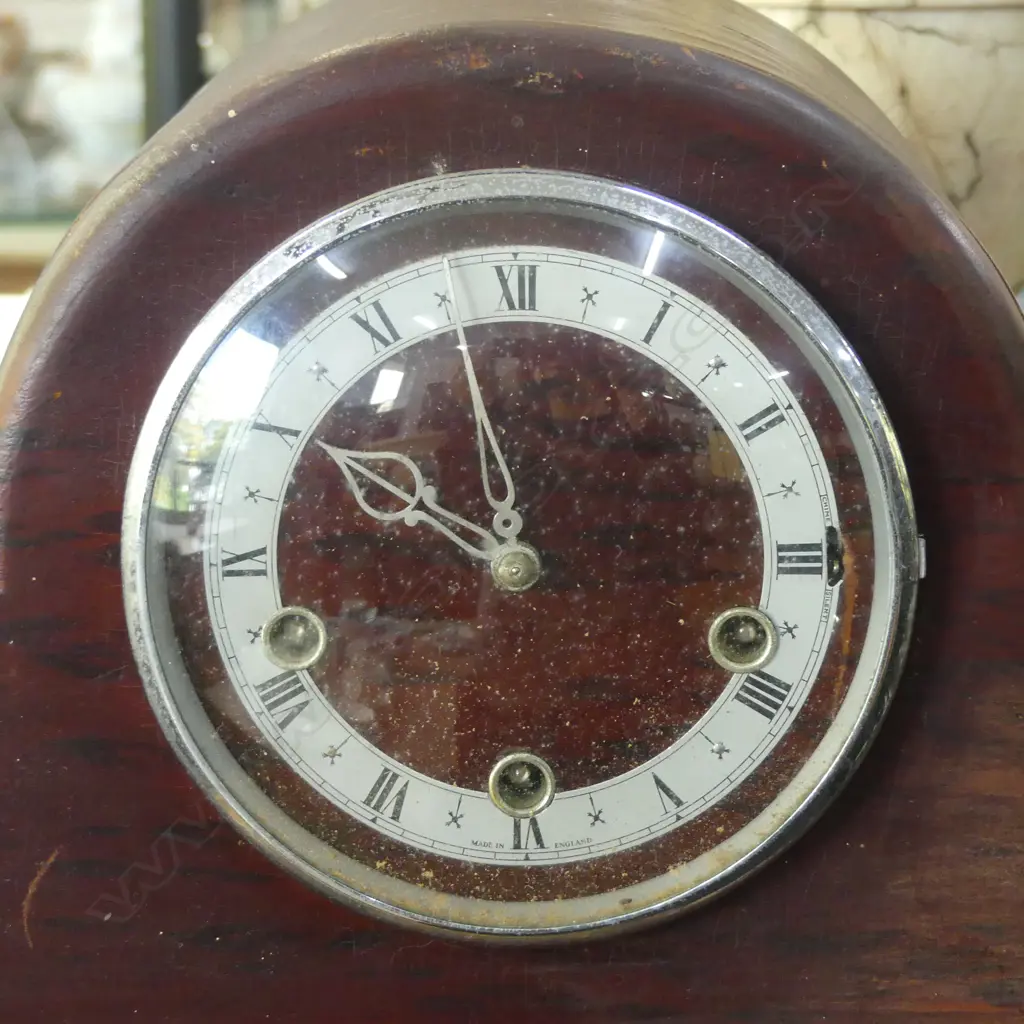 DECO ENGLISH MANTLE CLOCK W.540mm Image 1++