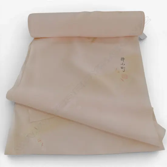 Unused 1980's NISHIJIN TEXTILE (Kyoto) JAPANESE SILK ROLL L.12M W.370mm. New old stock...