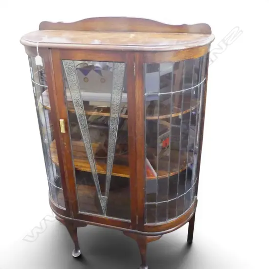 DECO OAK CHINA CABINET 900x350x1270mm