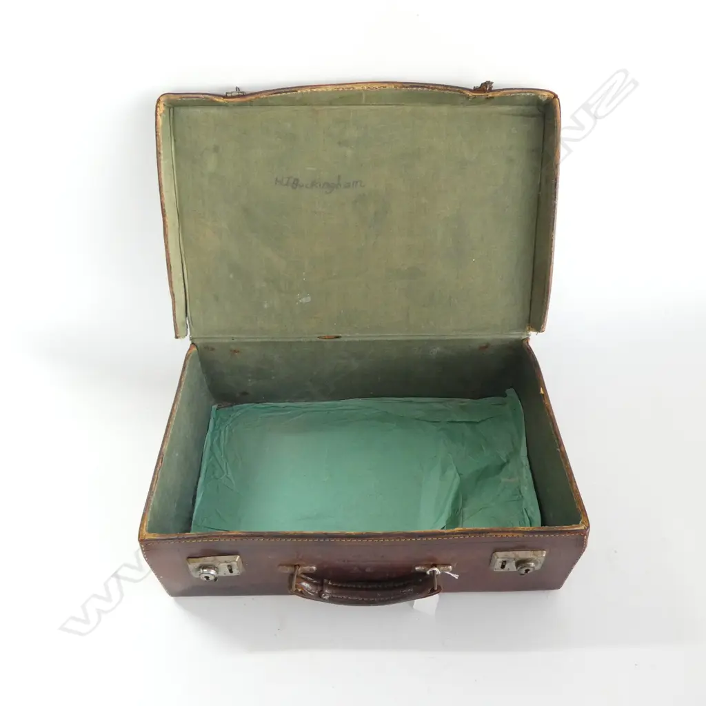 LEATHER BRIEF CASE 450x290x140mm Image 1++