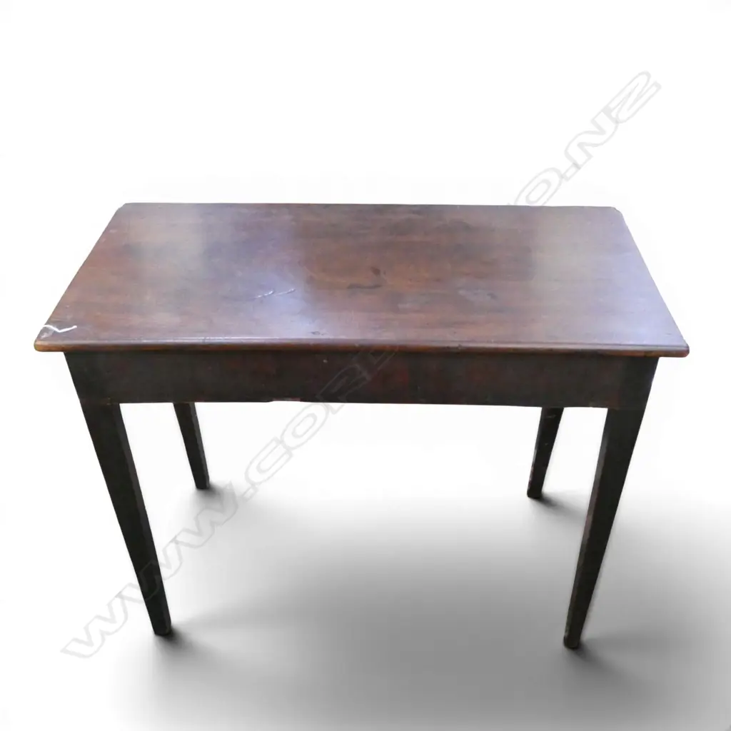 ANTIQUE MAHOGANY CONVERTED HALL TABLE 810x395x660mm Image 1++